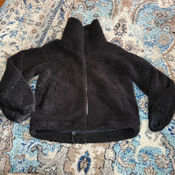 Lululemon Cinchable Fleece Zip-Up size 2 - Picture 1 of 4